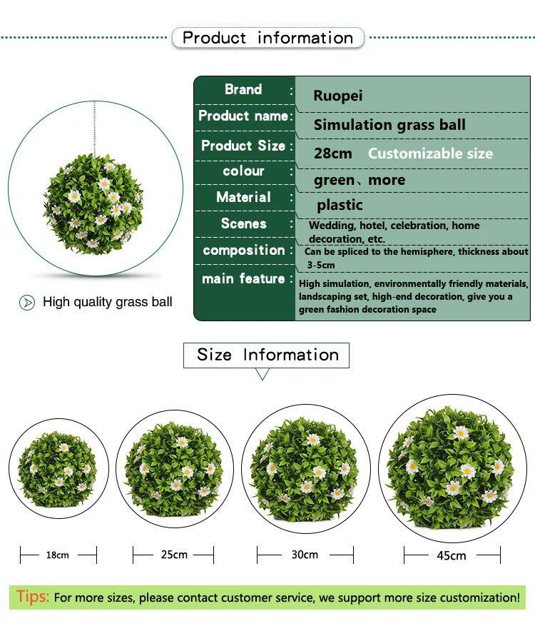 artificial flower ball