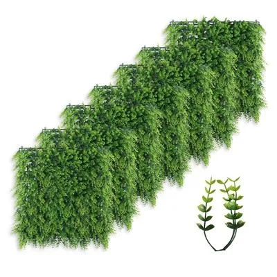 Outdoor Artificial Boxwood Grass Mat Panel