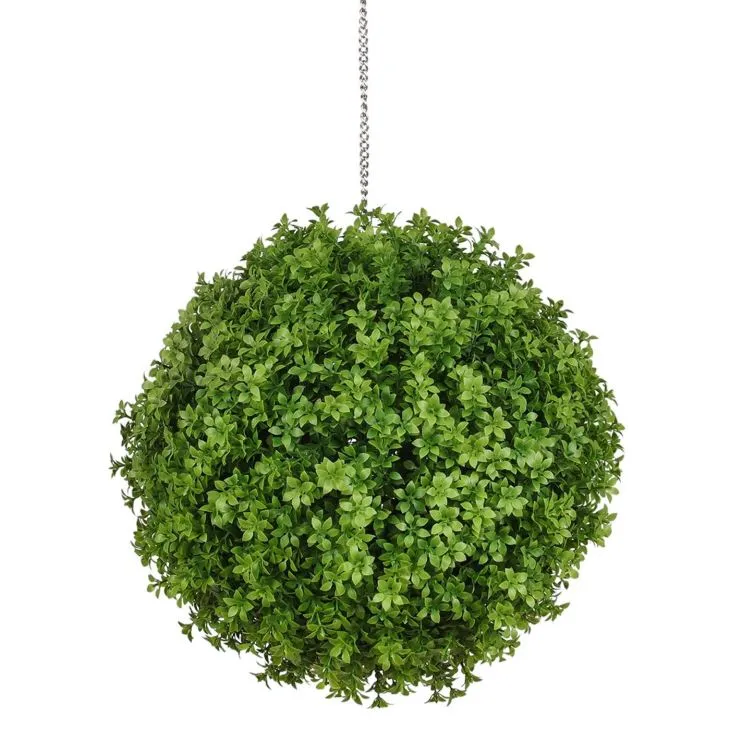 Artificial Grass Ball Hanging Boxwood Ball Green Topiary Ball