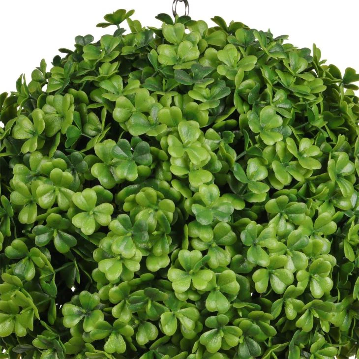 Plastic Greenery Grass Artificial Boxwood Topiary Ball