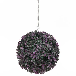 Bola d'herba púrpura de faux natural morat