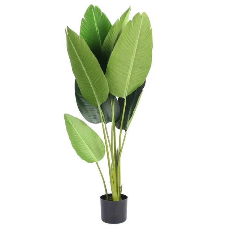 Artificial Bonsai Tree Banana Leaves Trees