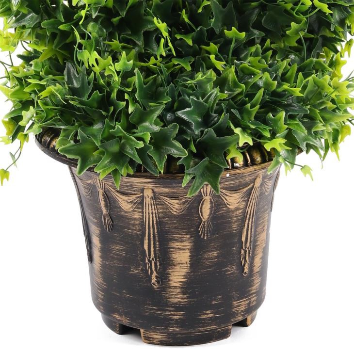 Artificial Spiral Grass Boxwood Tree