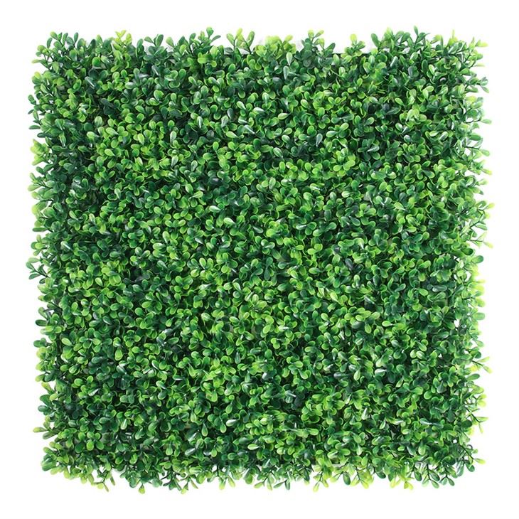 Artificial Boxwood Panel With Flowers
