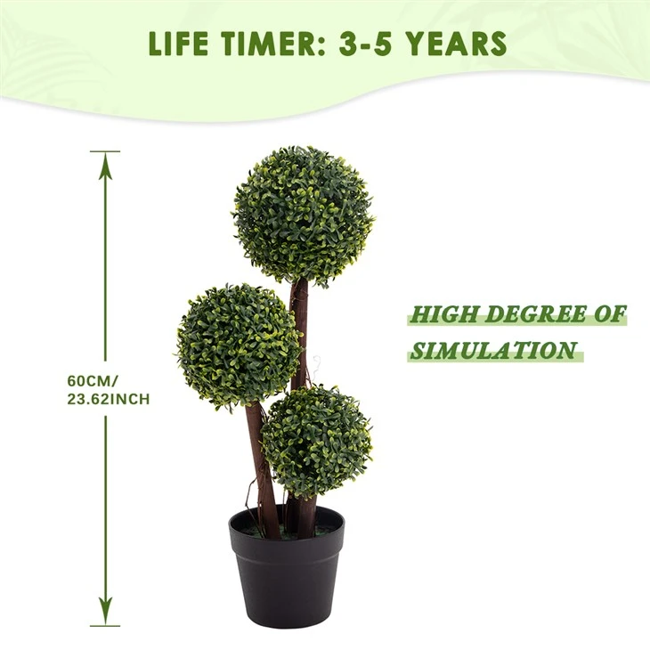 Artificial Topiary Trees For Garden Home Decor
